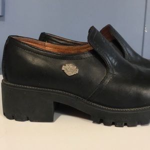 Harley Davidson Leather Heel slip on shoes